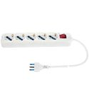 Multipresa universale Rober a 5 spine